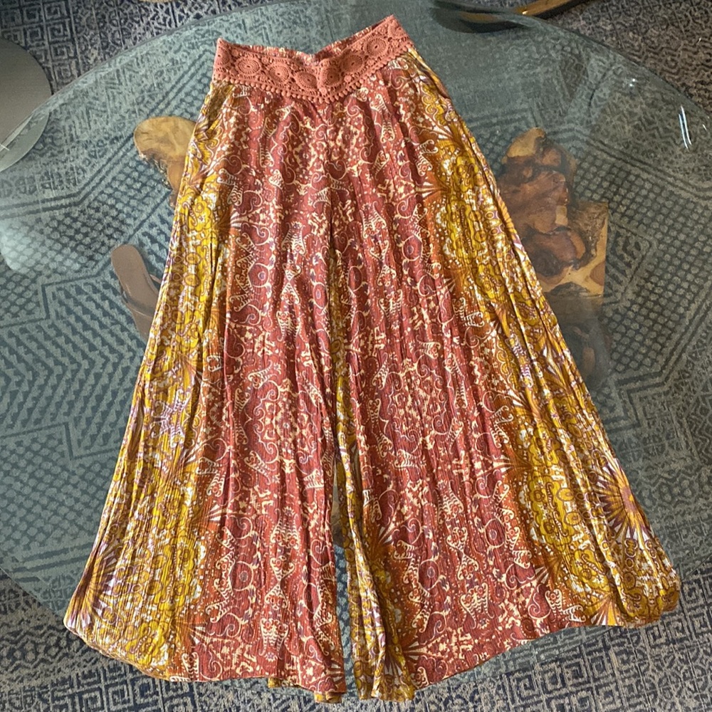 Free people wide leg lounge pants XS